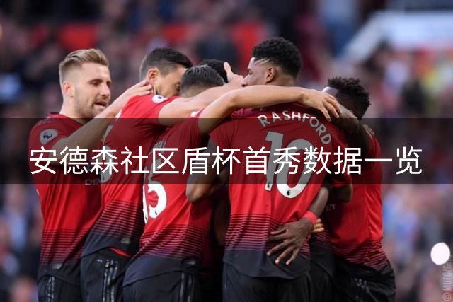 安德森社区盾杯首秀数据一览